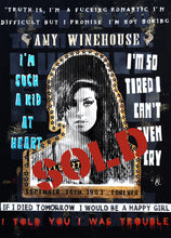 AMY WINHOUSE by Marco Sacchi Art