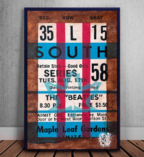 The Beatles  Vintage Concert Ticket