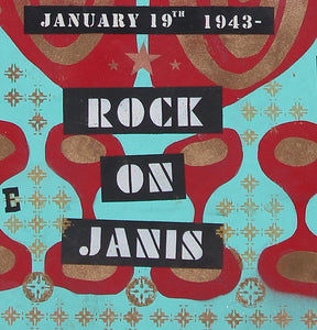 Janis Joplin artwork detail